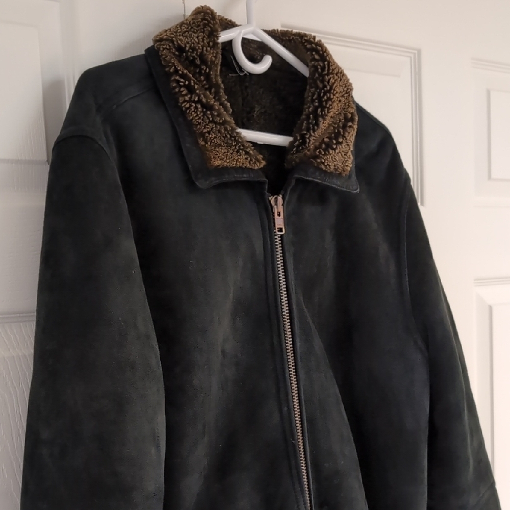 Danier Black Sheepskin Coat - Picture 2 of 11
